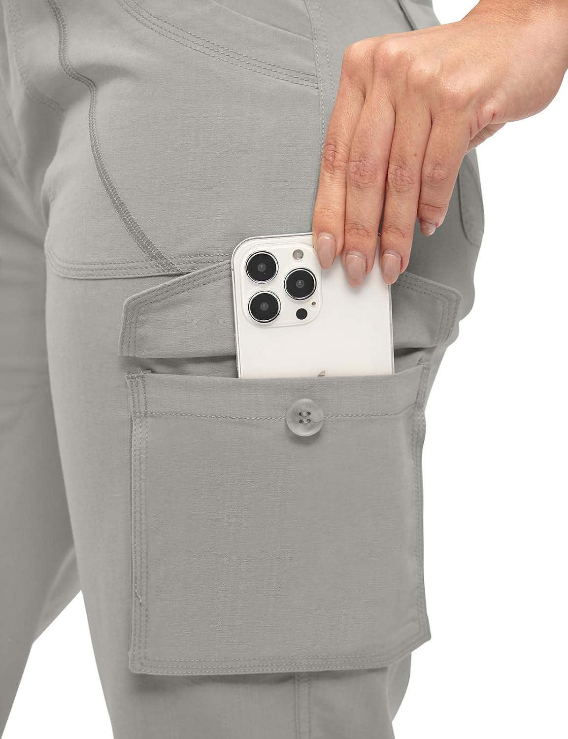 Thumbnail 5 de TBMPOY Women's Cargo Capris: Lightweight Quick-Dry Hiking Pants with 6 Pockets