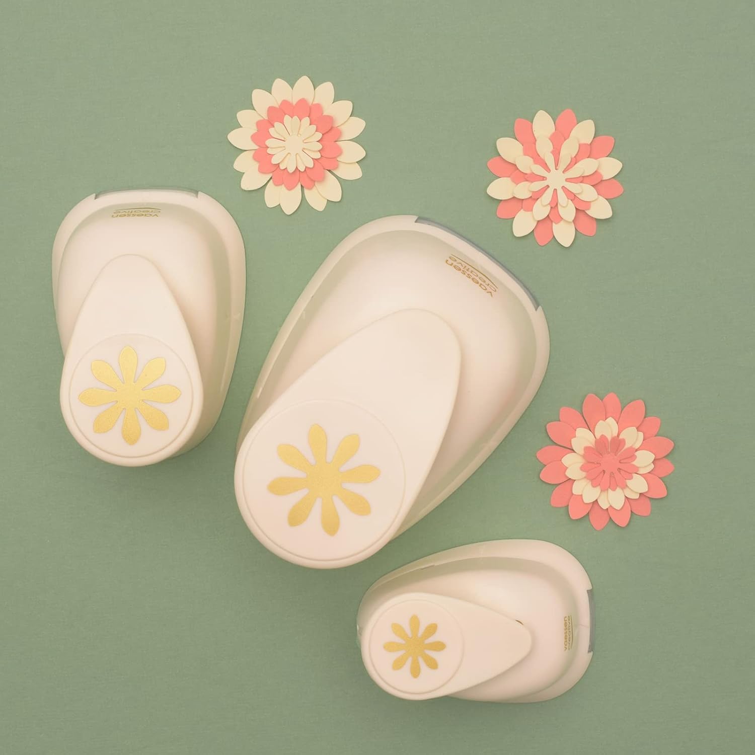 Thumbnail 6 de Vaessen Creative Perforeuses de Papier en Forme de Fleur – 3 Tailles