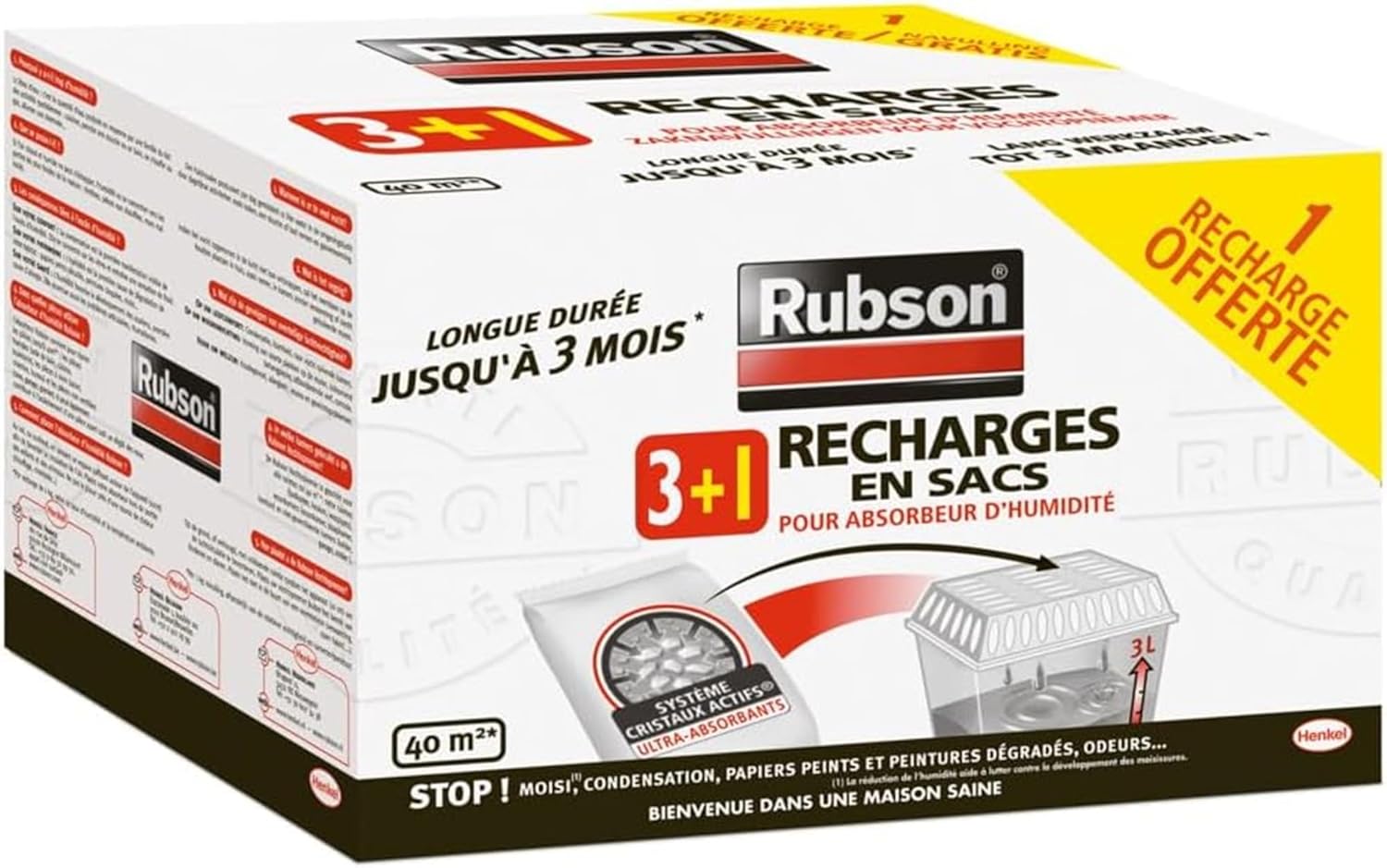 Thumbnail 4 de RUBSON Absorbeur CLASSIC Recharge – Lot de 6