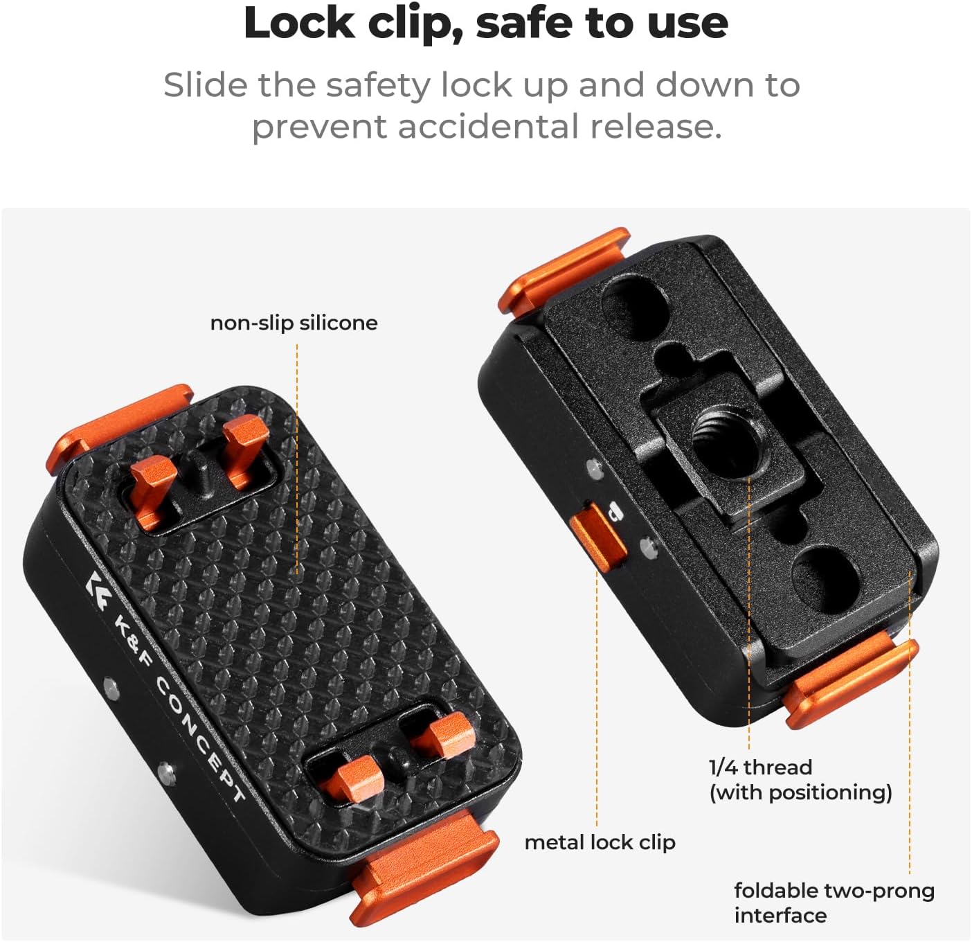Thumbnail 1 de K&F CONCEPT Magnetic Quick Release Adapter Mount for Insta360 X5, Ace Pro 2 & X4 Air