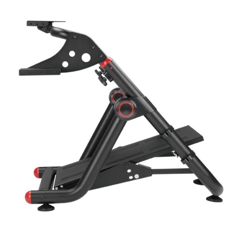 Detalle de Soporte de volante Oplite Wheel Stand GTR: ajustable, plegable y compatible con las principales marcas