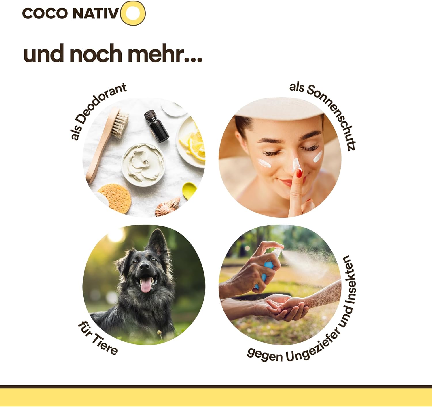 Thumbnail 4 de CocoNativo Organic Coconut Oil Unscented 3x1000mL – Virgin, Odourless, Cold Pressed