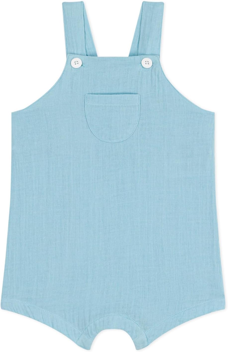 Thumbnail 4 de Petit Bateau Salopette courte bébé garçon en gaze de coton