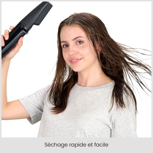 Detalle de BaByliss AS200E Dry, Straighten and Style : sèche-cheveux rotatif avec 4 accessoires interchangeables