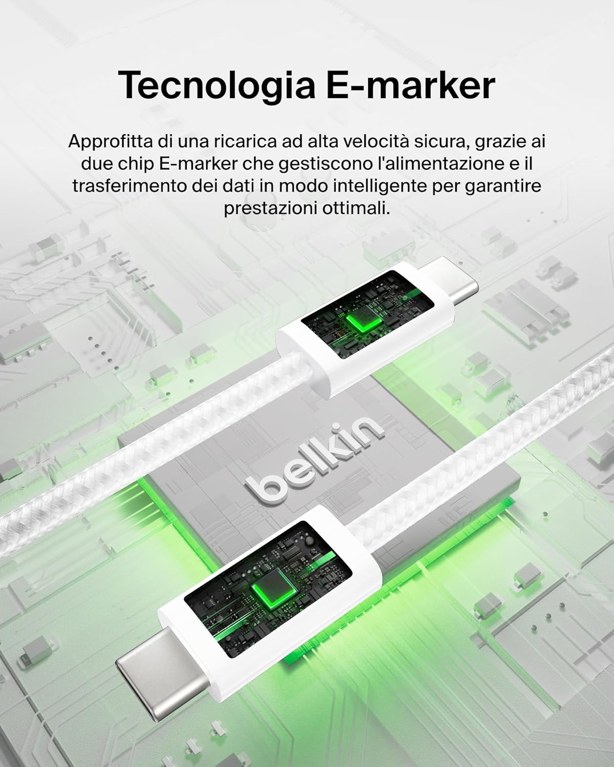Thumbnail 4 de Belkin BoostCharge 240W cavo USB-C 1,5 m