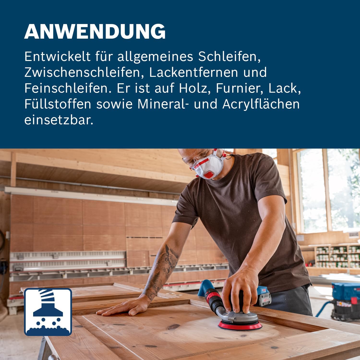 Thumbnail 4 de Bosch Professional 18V System GEX 18V-125 Exzenterschleifer (125 mm, ohne Akku/Ladegerät)