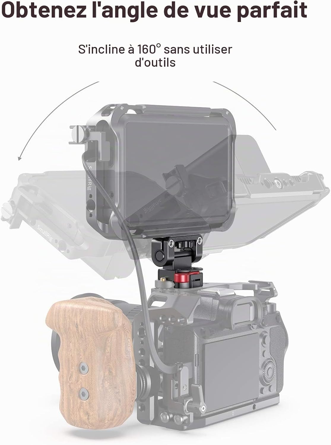 Detalle 2 de SMALLRIG 2100B support moniteur 160°