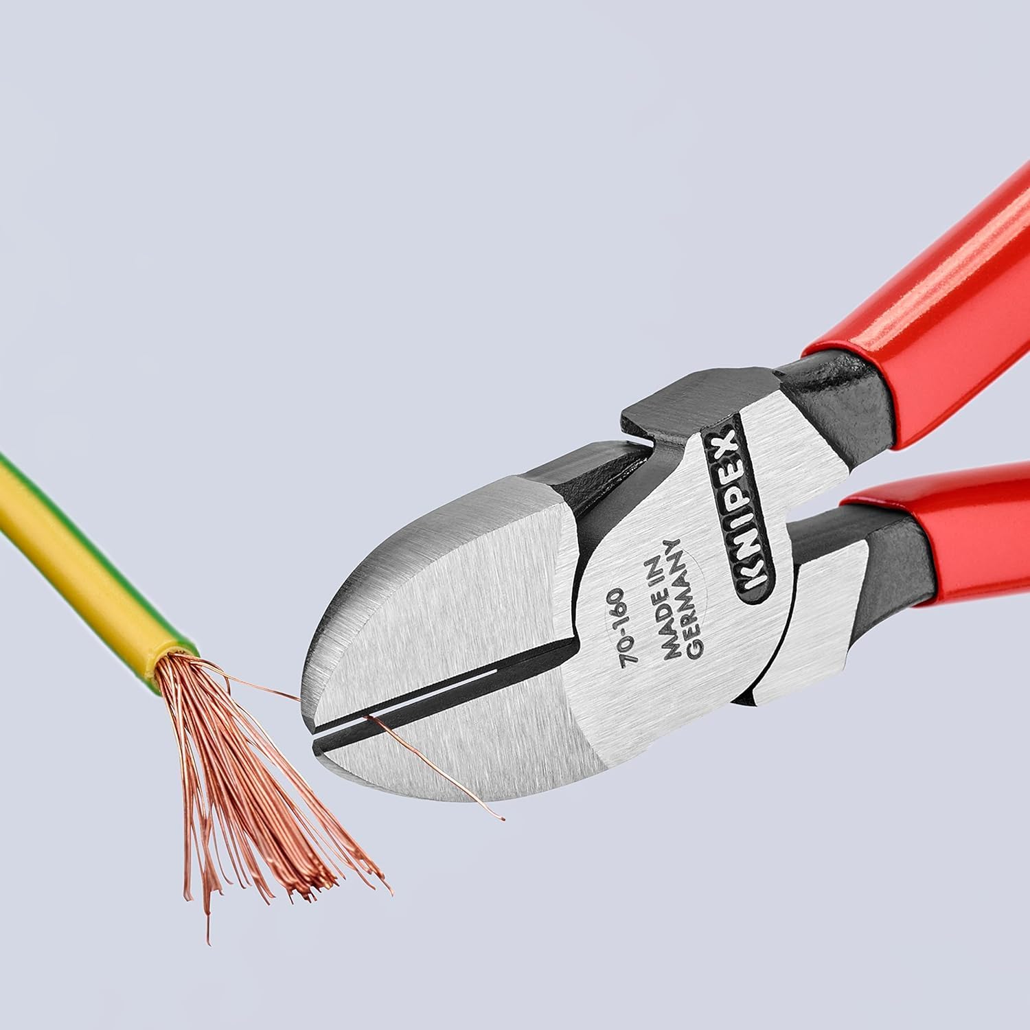 Detalle de KNIPEX 70 01 160 SB Diagonal Cutter, 160 mm, Narrow Head