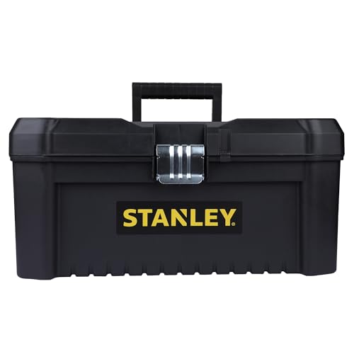 Detalle de STANLEY 16 Zoll Essential Leichtgewicht-Werkzeugkiste STST1-75518 – kompakt, robust und organisiert