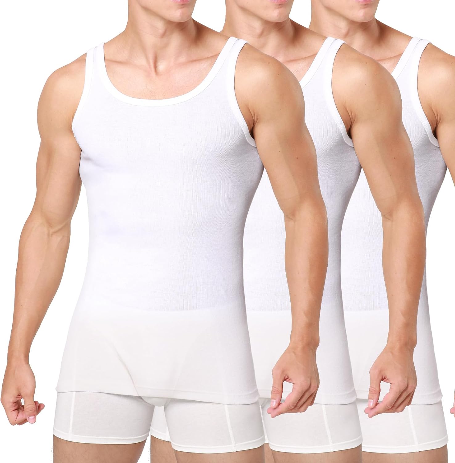 Detalle de Smart Sir Herren Unterhemd 3er Pack Tank Top