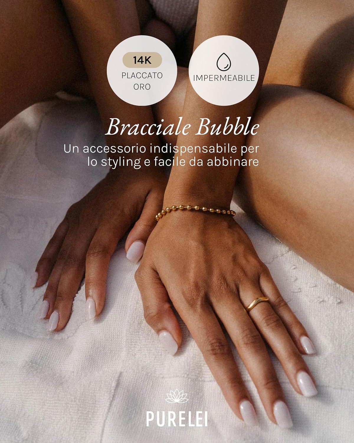 Detalle 2 de Purelei Anxiety Bubble Bracciale 16 19 cm