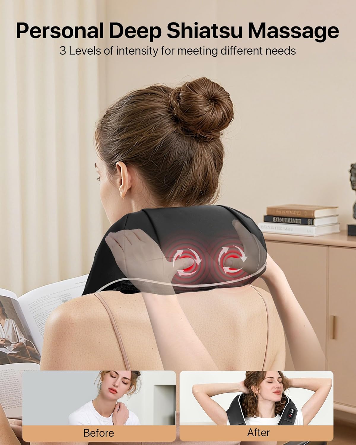 Detalle 2 de ALLJOY Neck Massager for Neck Pain