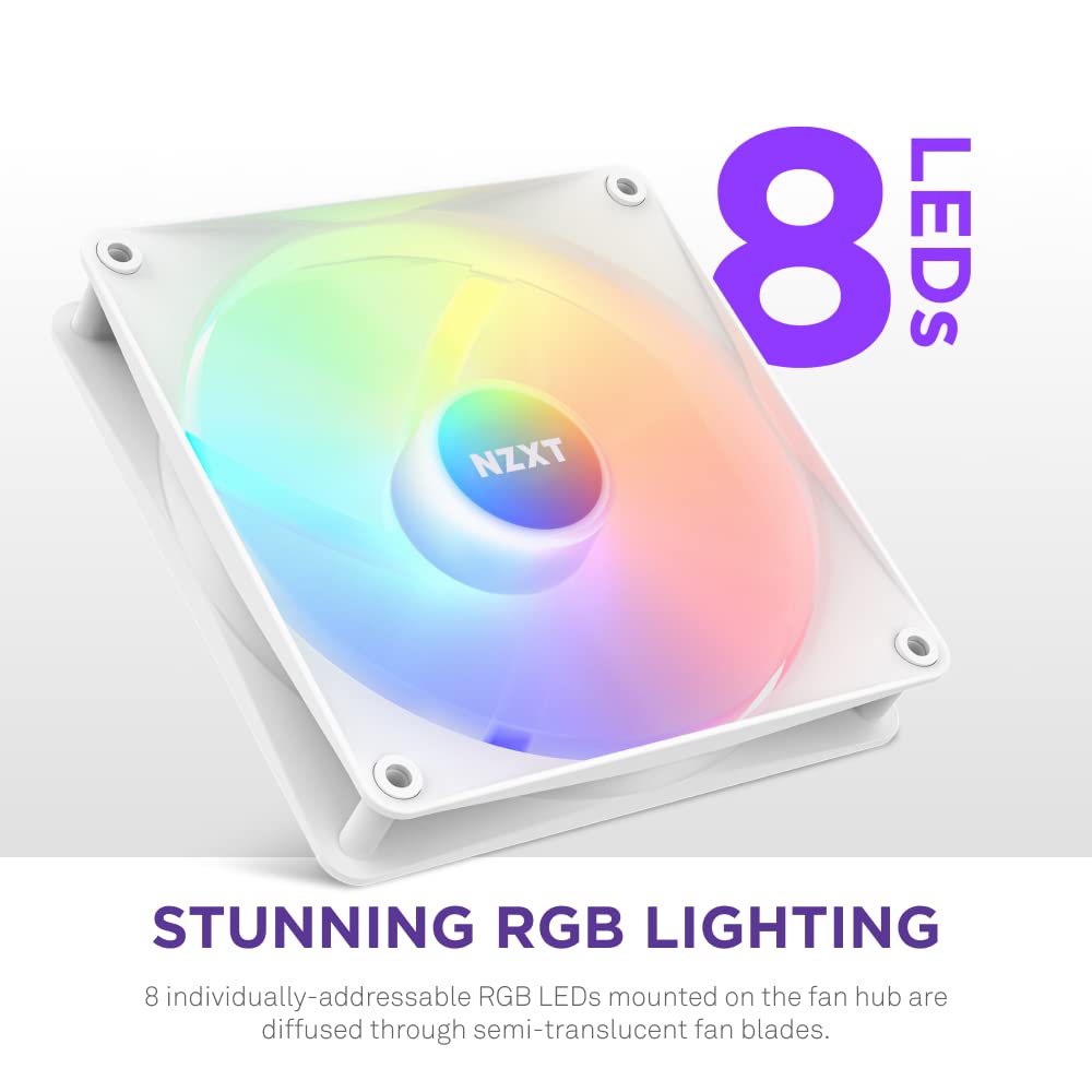 Thumbnail 1 de NZXT F140 RGB CORE TWIN PACK RF-C14DF-W1 140mmケースファン 2個セット・RGBコントローラー付属
