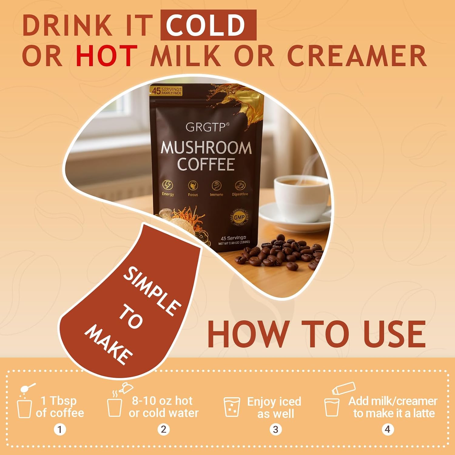 Thumbnail 6 de GRGTP Mushroom Coffee