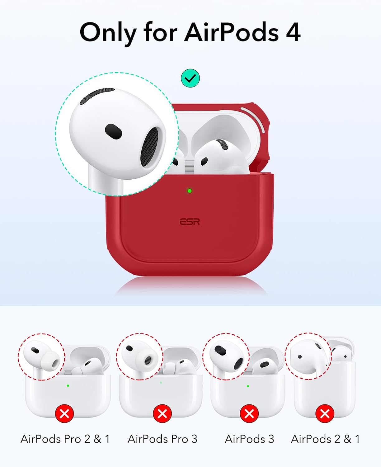 Thumbnail 1 de ESR Orbit Hybrid Hülle für AirPods 4