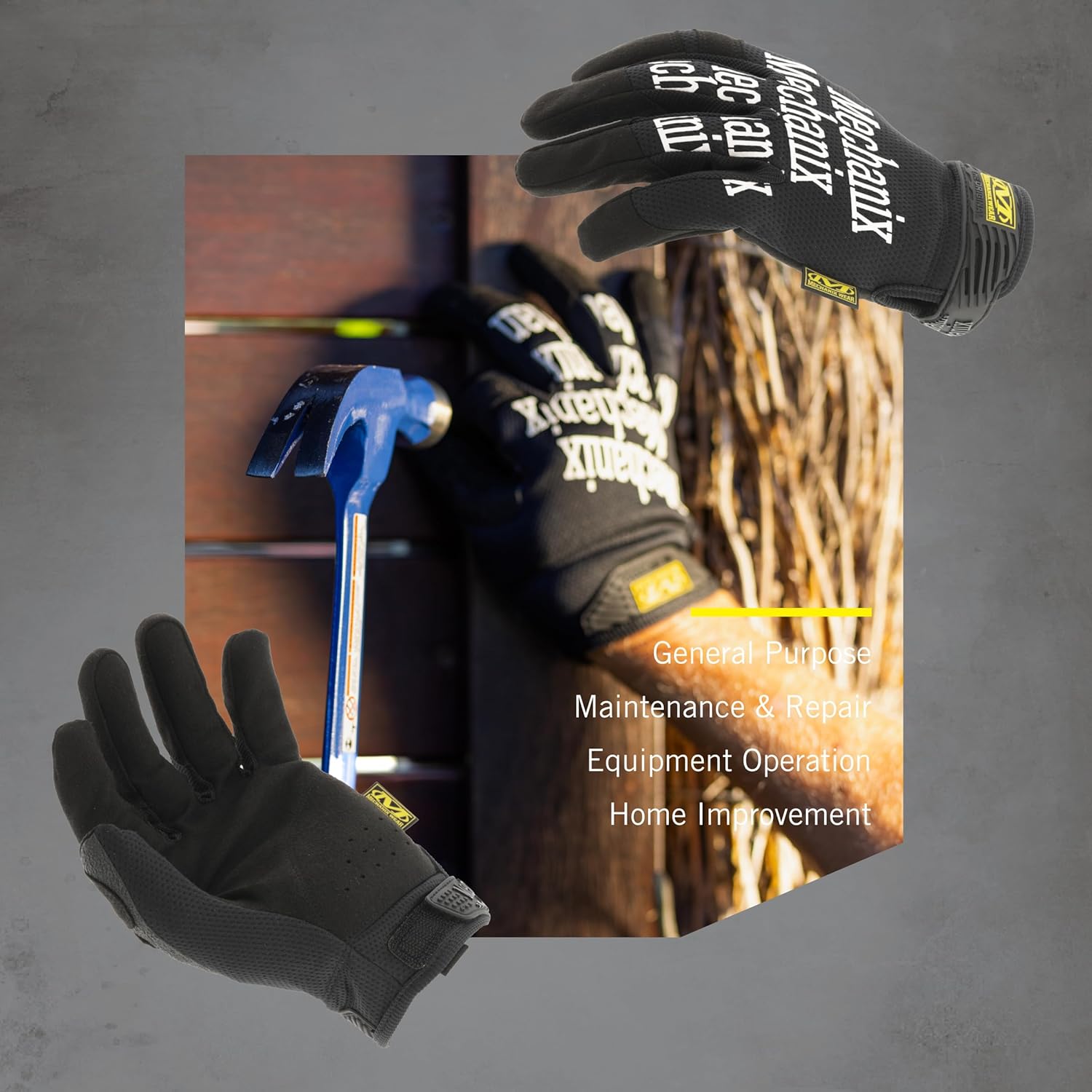 Thumbnail 3 de Mechanix Wear Guantes Originales Medio negro