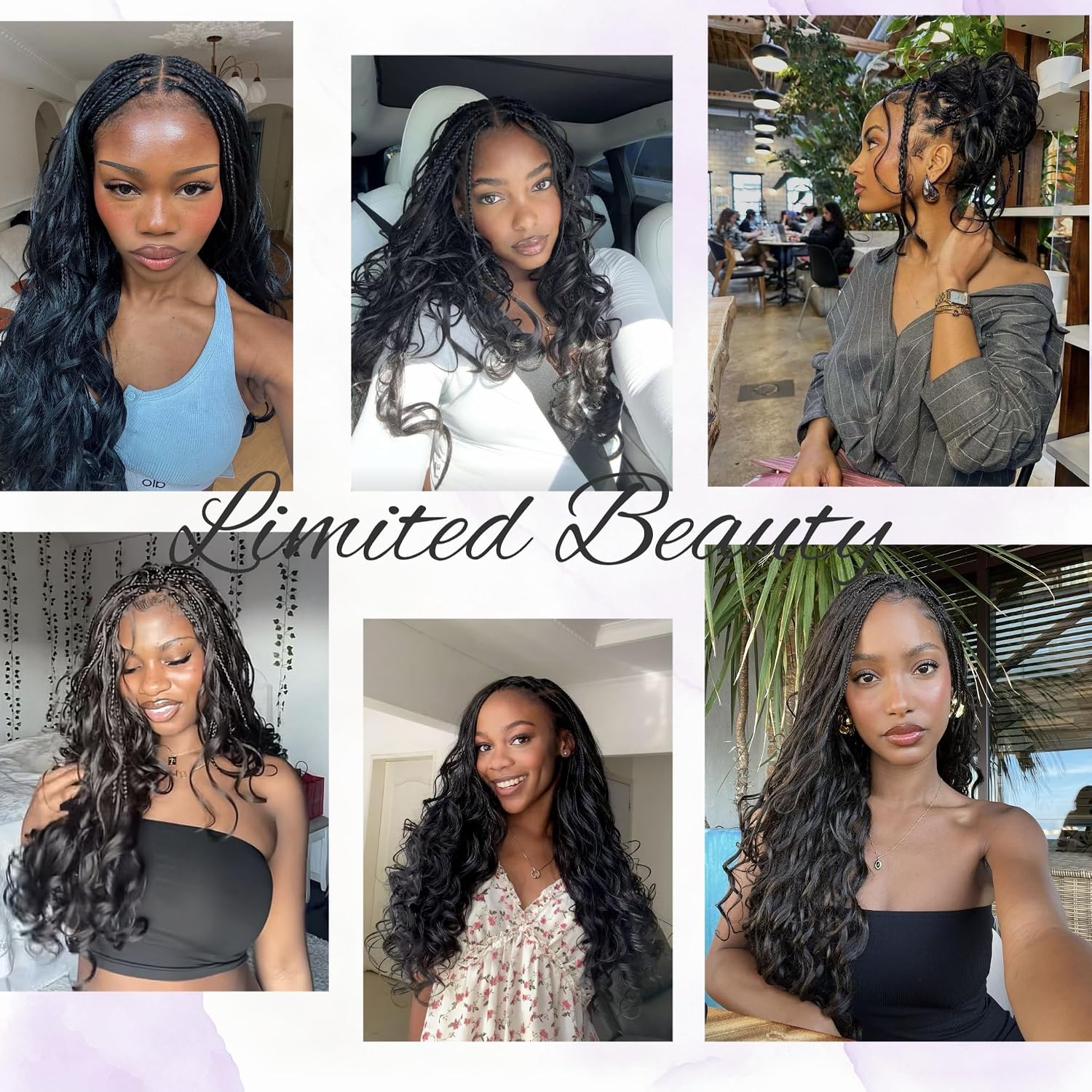 Thumbnail 6 de Body Wave Feather Crochet Human Hair Extensions - 2 Pack, 16 inch, 120g