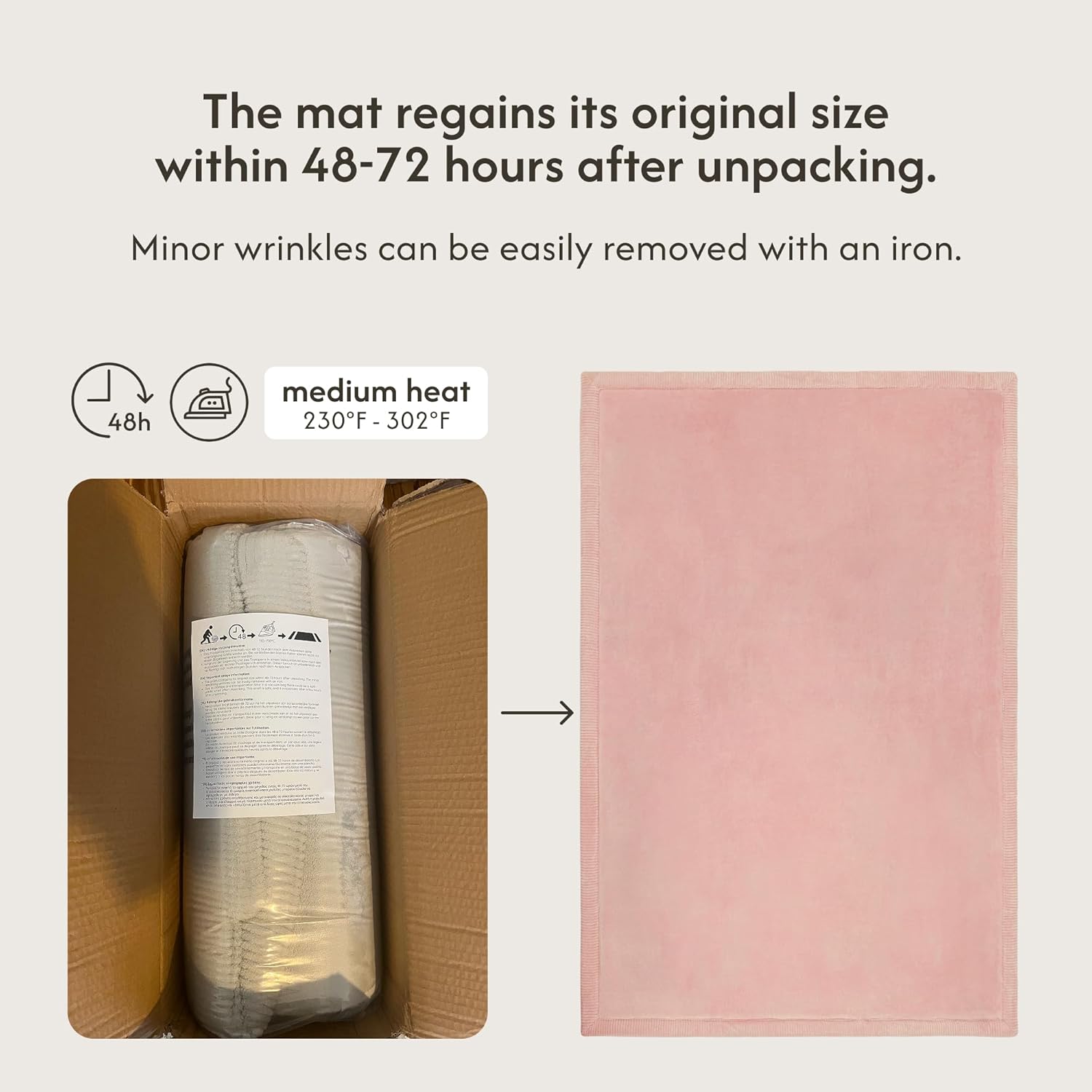 Thumbnail 5 de Coral Velvet baby play mat 200x150x2.5cm