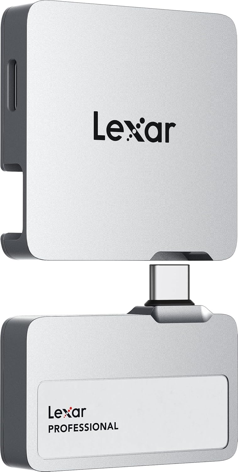 Lexar 2TB Professional Go Portable SSD with Hub (LSL400S002T-RNSNU)