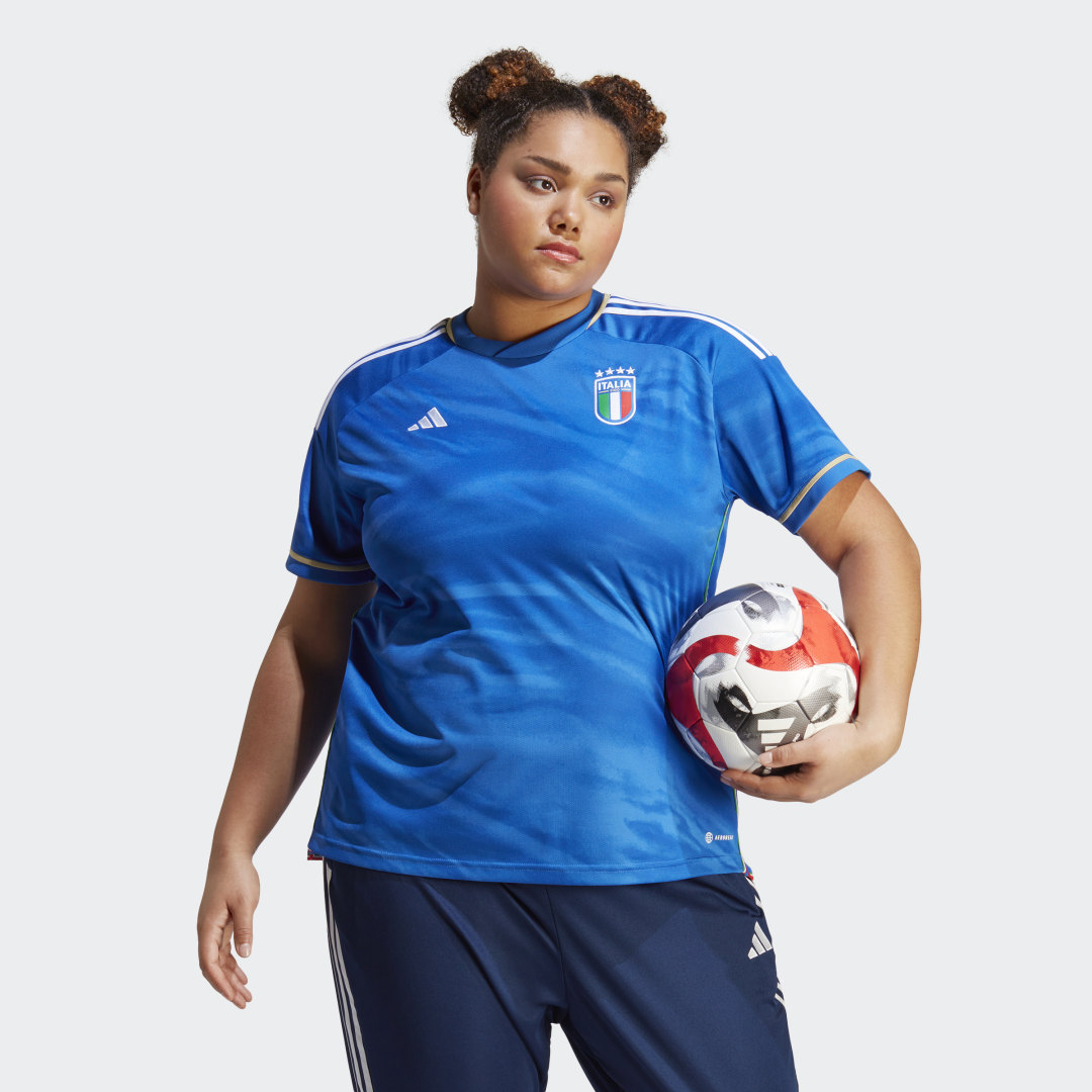 Detalle de Camiseta Italia 23 primera equipación Tallas grandes