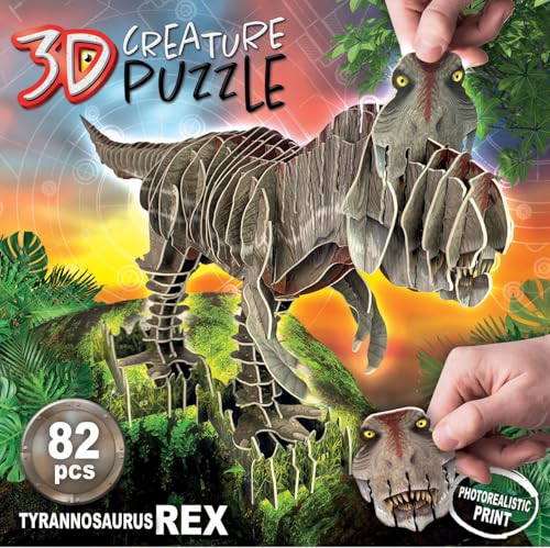 Thumbnail 5 de Educa Puzzle 3D T-Rex 🦖 Set de Construcción Dinosaurios