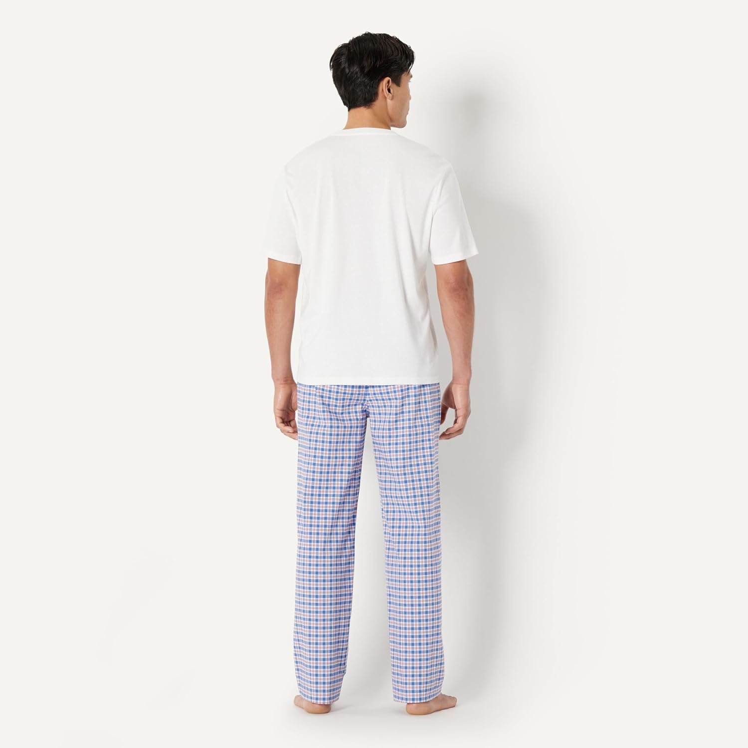Thumbnail 2 de Amazon Essentials Herren Schlafanzug-Set: T-Shirt und Hose aus Baumwollpopeline