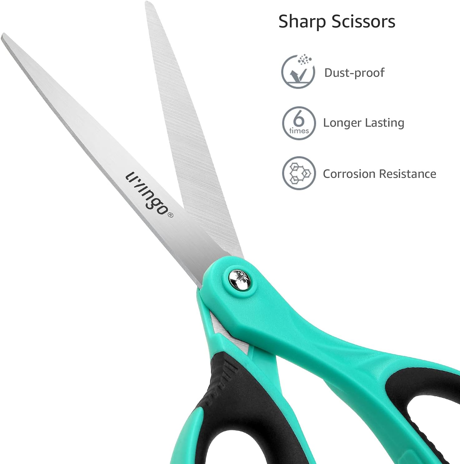 Thumbnail 2 de LIVINGO Crafting Scissors 8.5" ergonomic comfort grip ✂️