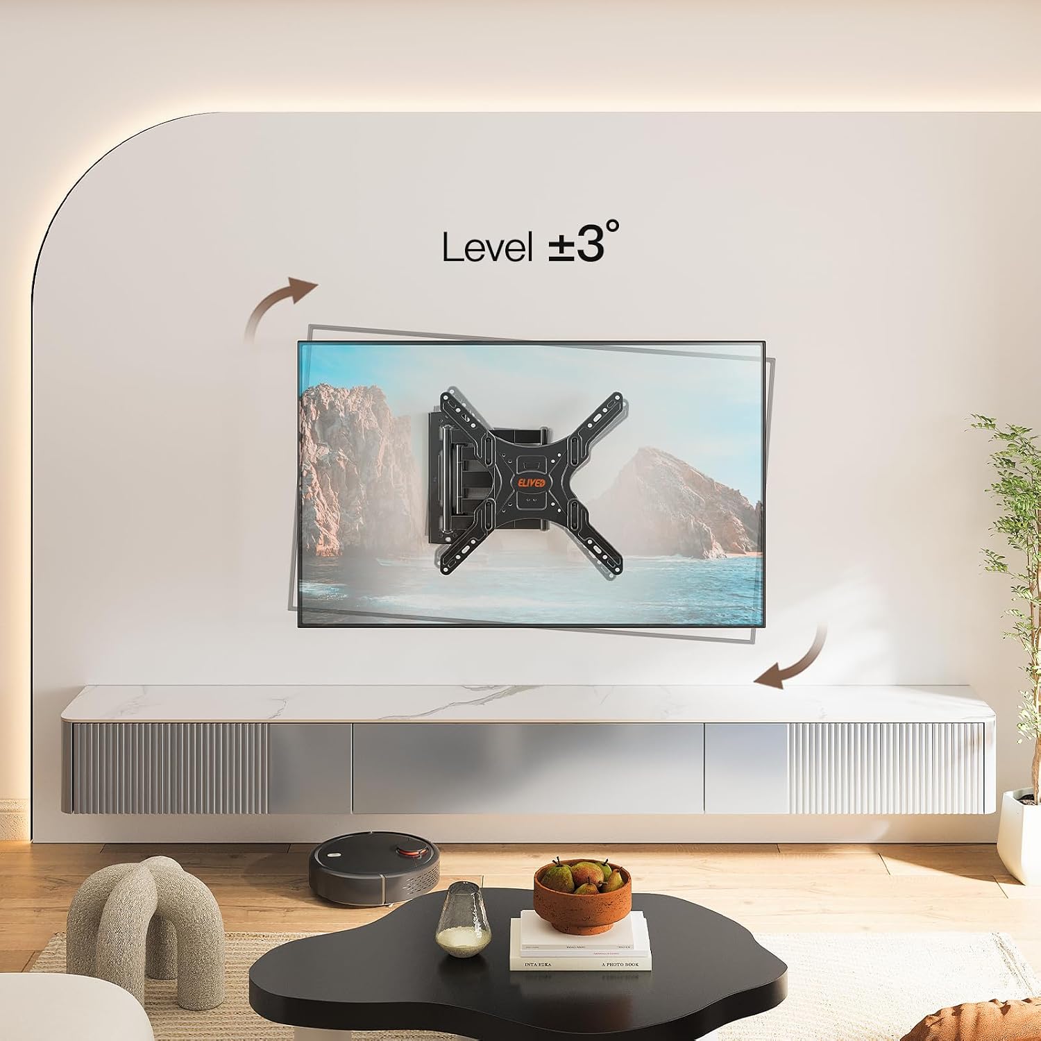 Thumbnail 5 de ELIVED EV3018 950mm Long Arm TV Wall Bracket