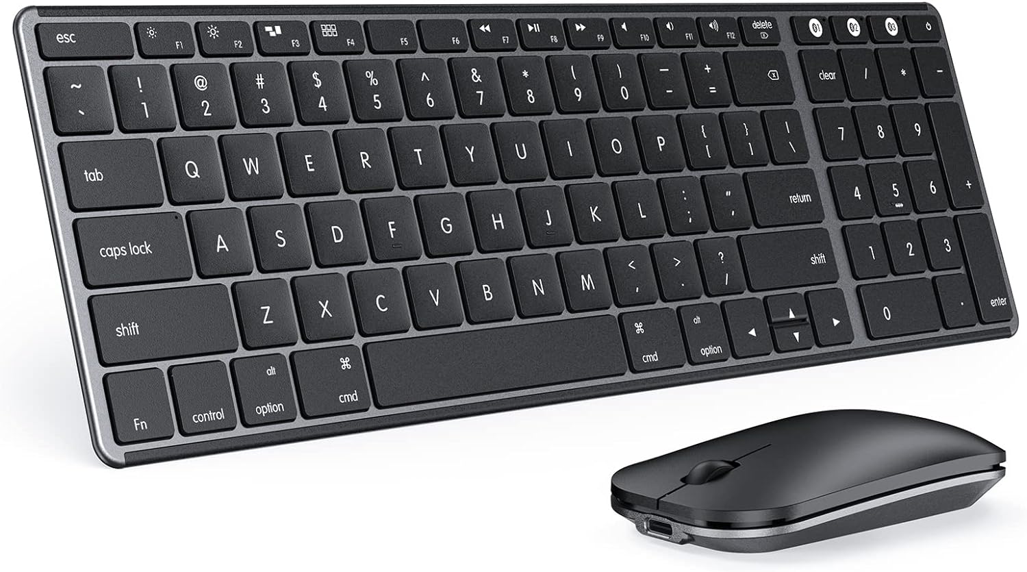 Detalle de Seenda SKM64-2 Bluetooth Keyboard and Mouse Combo for Mac