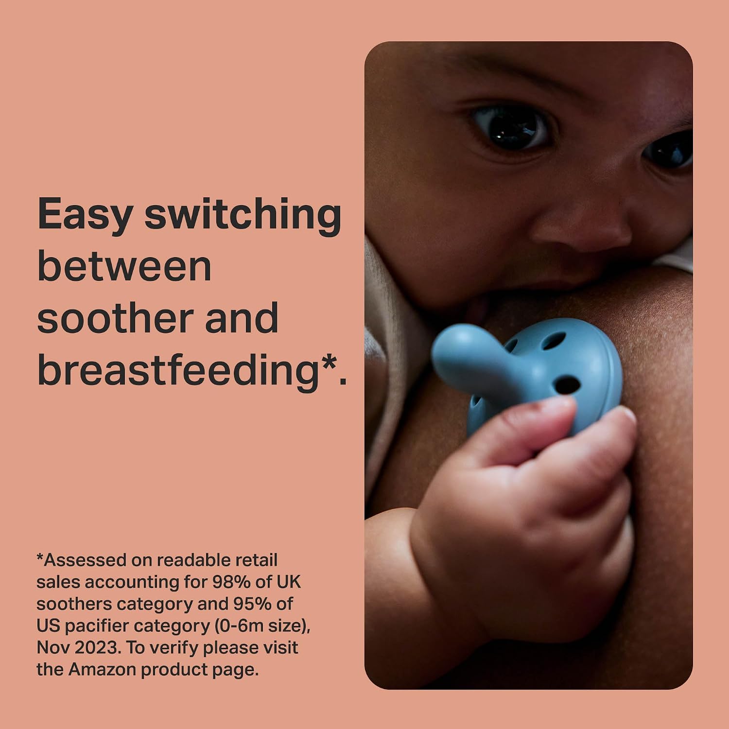 Detalle de Tommee Tippee Breast-Like Dummy 4-pack 👶