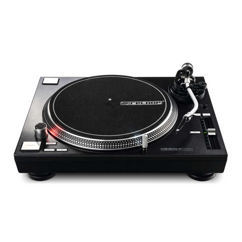 Detalle 2 de Reloop RP-7000 MK2: Plato DJ de tracción directa en negro, sólido para clubs