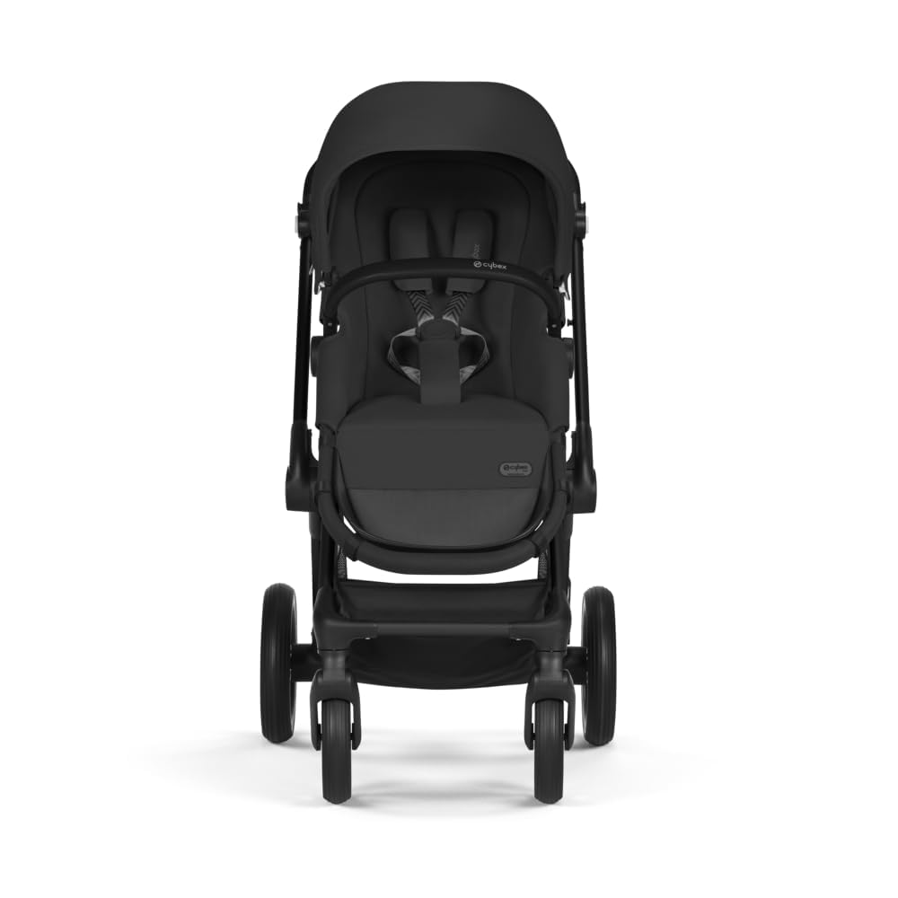 Detalle de CYBEX Gold EOS Lux 2-in-1 Reisesystem Moon Black – stabiler Allrounder ab Geburt bis ca. 4 Jahre