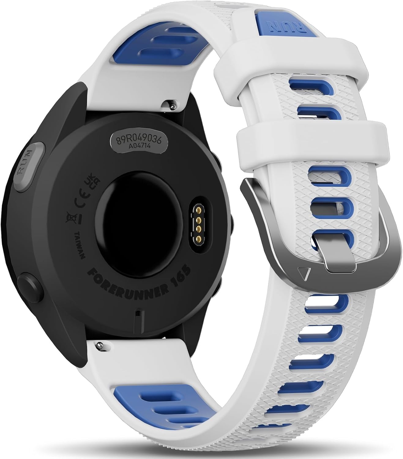Thumbnail 1 de Wizvv 20mm Silicone Strap for Garmin Range (Vivoactive 5/6/3, Forerunner 55/165/245/645, Venu series, Fenix 7, and more) – Durable, quick-release, two-tone band