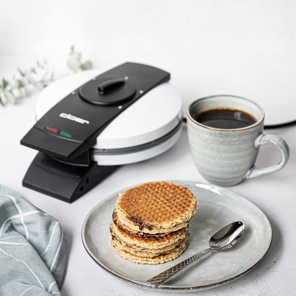 Thumbnail 6 de Cloer 1641S – gofrownica do stroopwafli, 850 W, regulacja przypieczenia