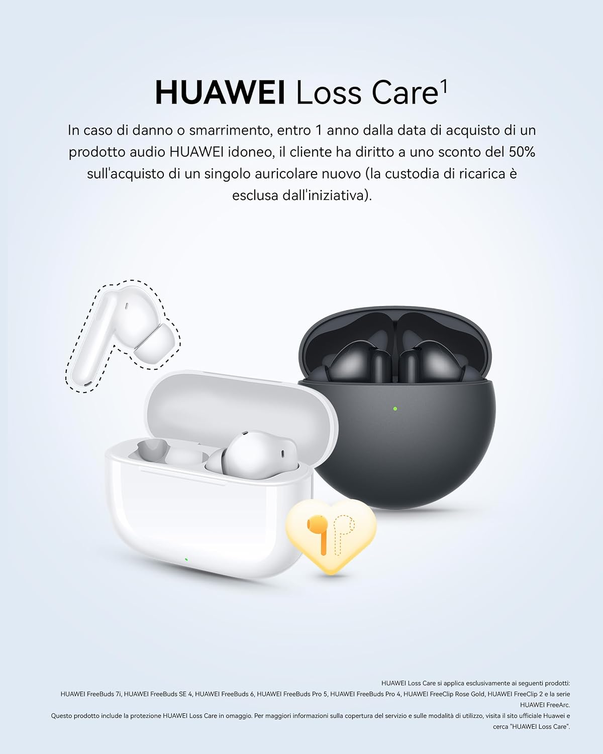 Detalle 2 de HUAWEI FreeBuds SE 4 ANC auricolari Bluetooth 50 ore di autonomia