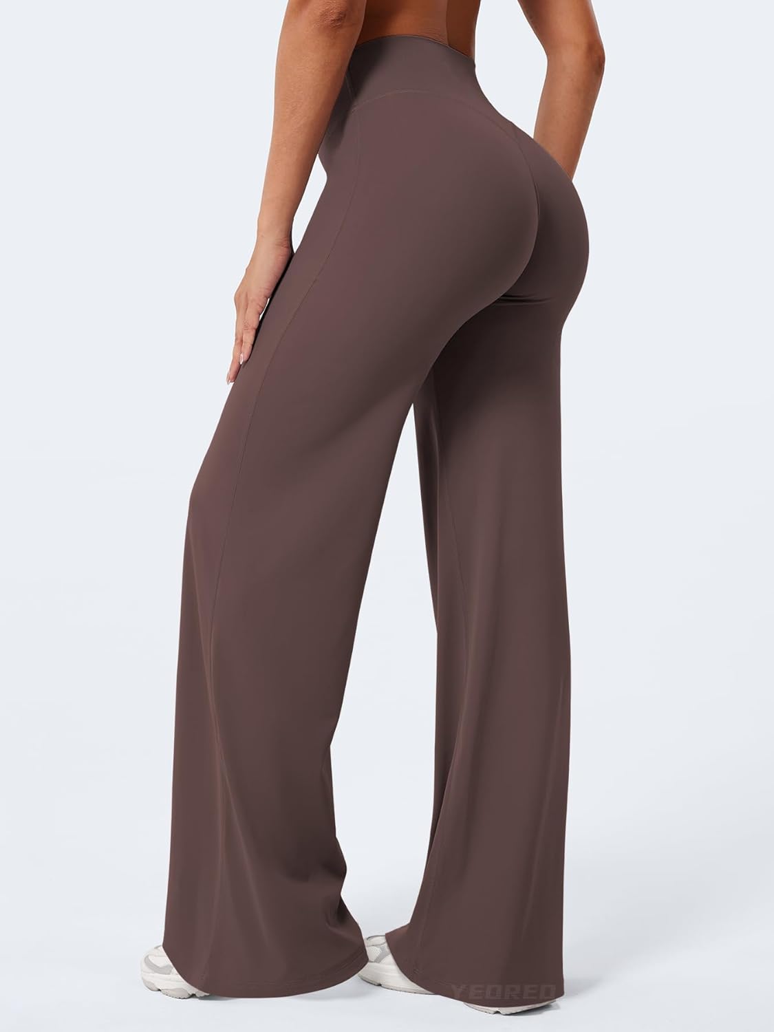 Thumbnail 1 de YEOREO Women's Seamless Front Leggings – High-Waist Training Tights with Multiple Inseam Options