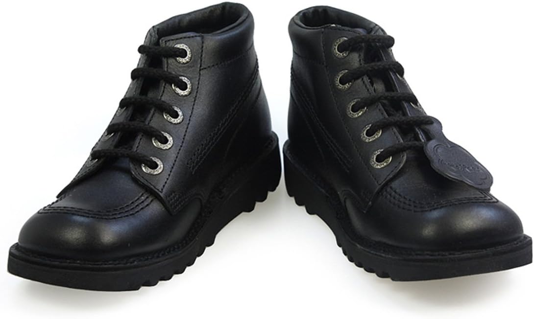 Detalle de Kickers Kids Kick Hi Classic Ankle Boots – Comfort, Durability and Everyday Wear