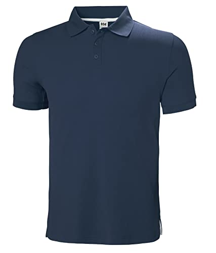 Detalle de Helly Hansen Hombres Crewline Polo - Azul Marino (L)