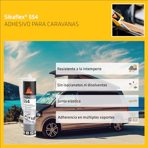 Thumbnail 2 de SIKA Sikaflex 554 - Adhesivo resistente a la intemperie 🌧