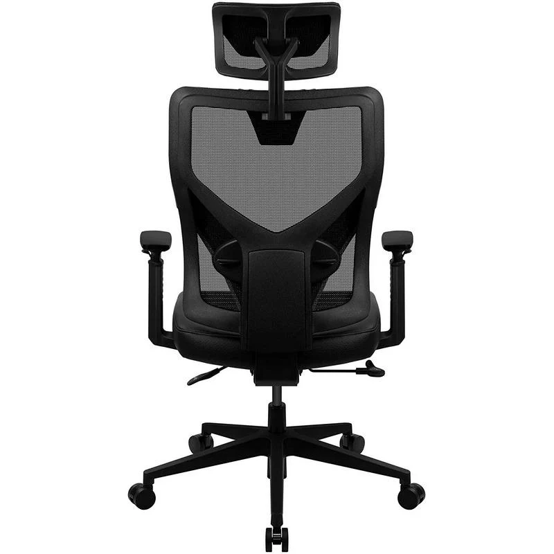 Detalle de ThunderX3 Yama 1: Silla Gaming Negra con ergonomía adaptada y malla transpirable