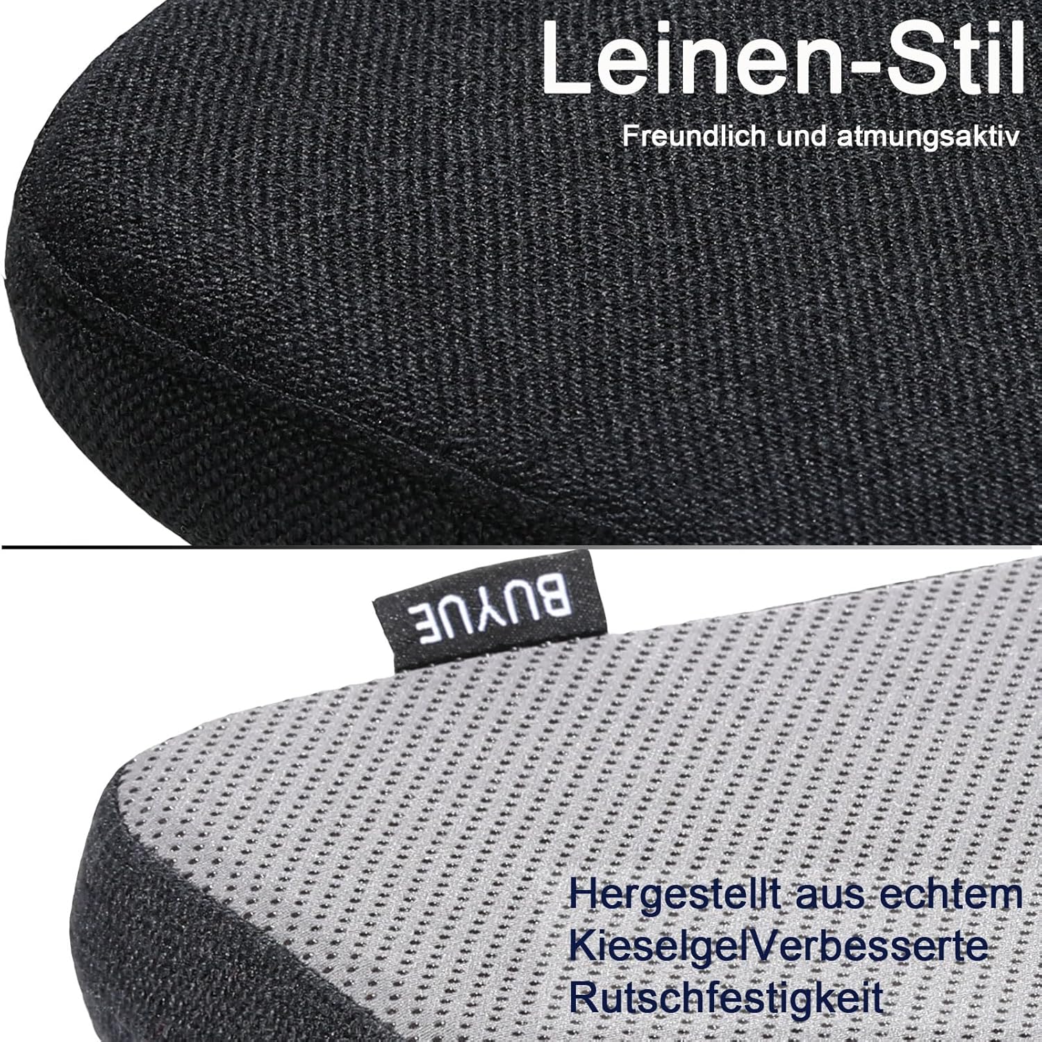Thumbnail 4 de BUYUE Leinen magnetische Barhocker-Kissen (1 Stück) – anti-rutsch, atmungsaktiv, stapelbar für Metallhocker