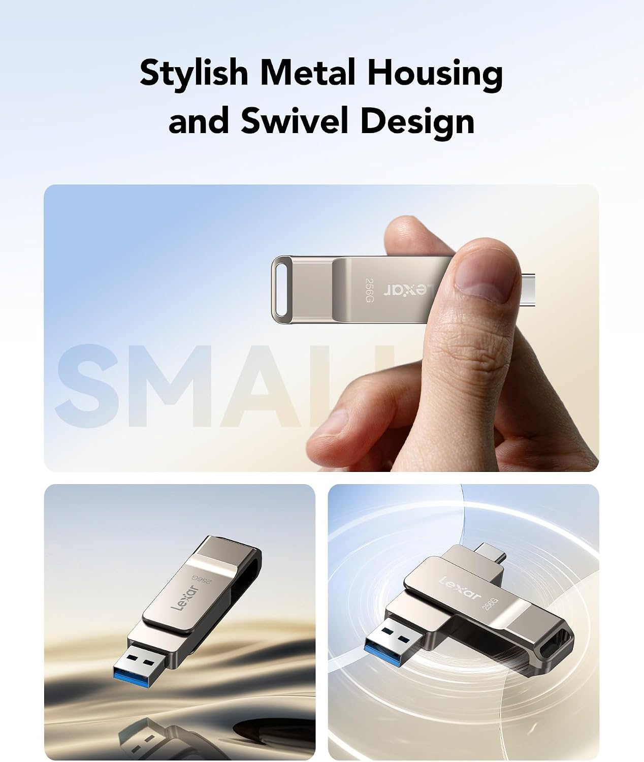 Thumbnail 4 de Lexar D40E 256GB USB‑C Dual Drive