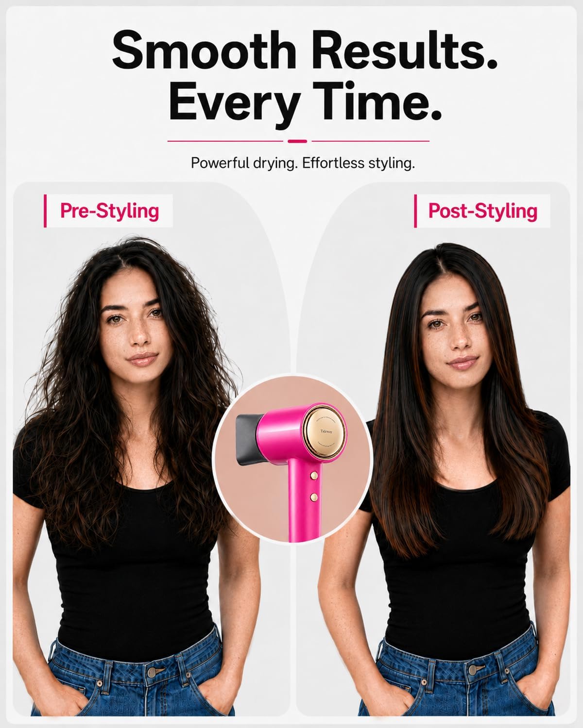 Thumbnail 4 de Tideway H11 Professional High-Speed Ionic Hair Dryer (110,000 RPM) with Magnetic Diffuser