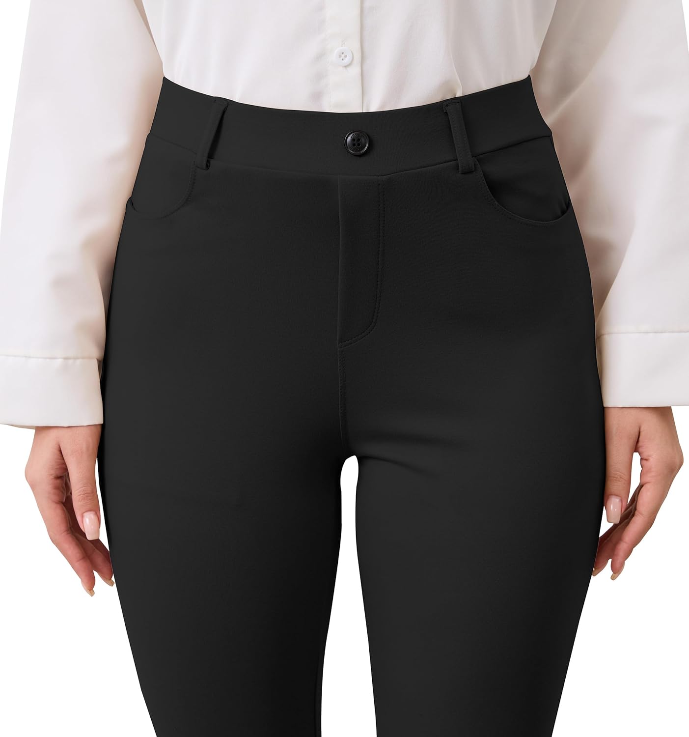 Thumbnail 3 de VIMPEP Women’s Classic Yoga Dress Pants High Rise Flare Pull-On Work Yoga Pants 2102