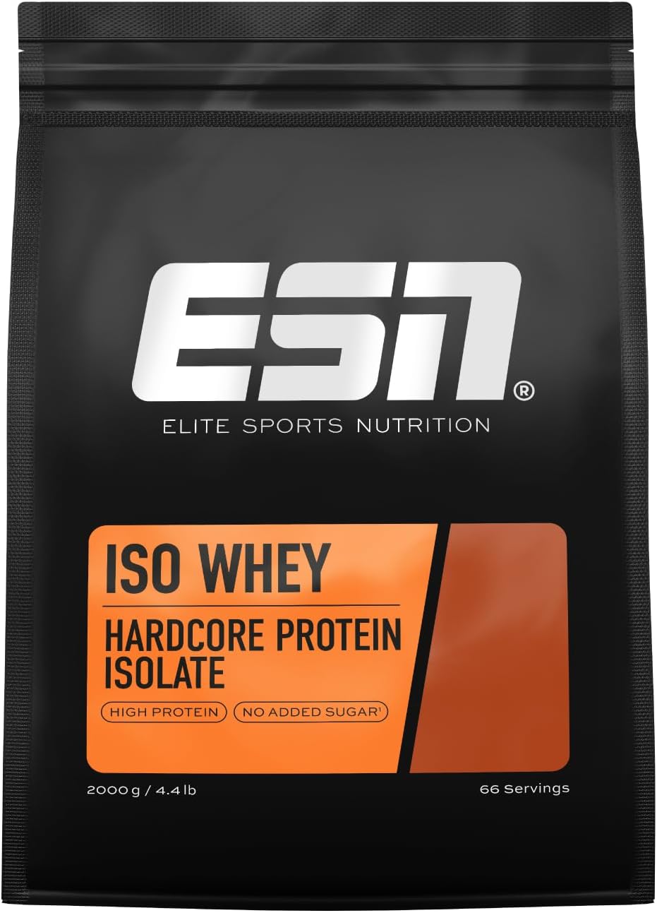 Detalle de ESN IsoWhey Hardcore Protein 2 kg — Vainilla 🍽