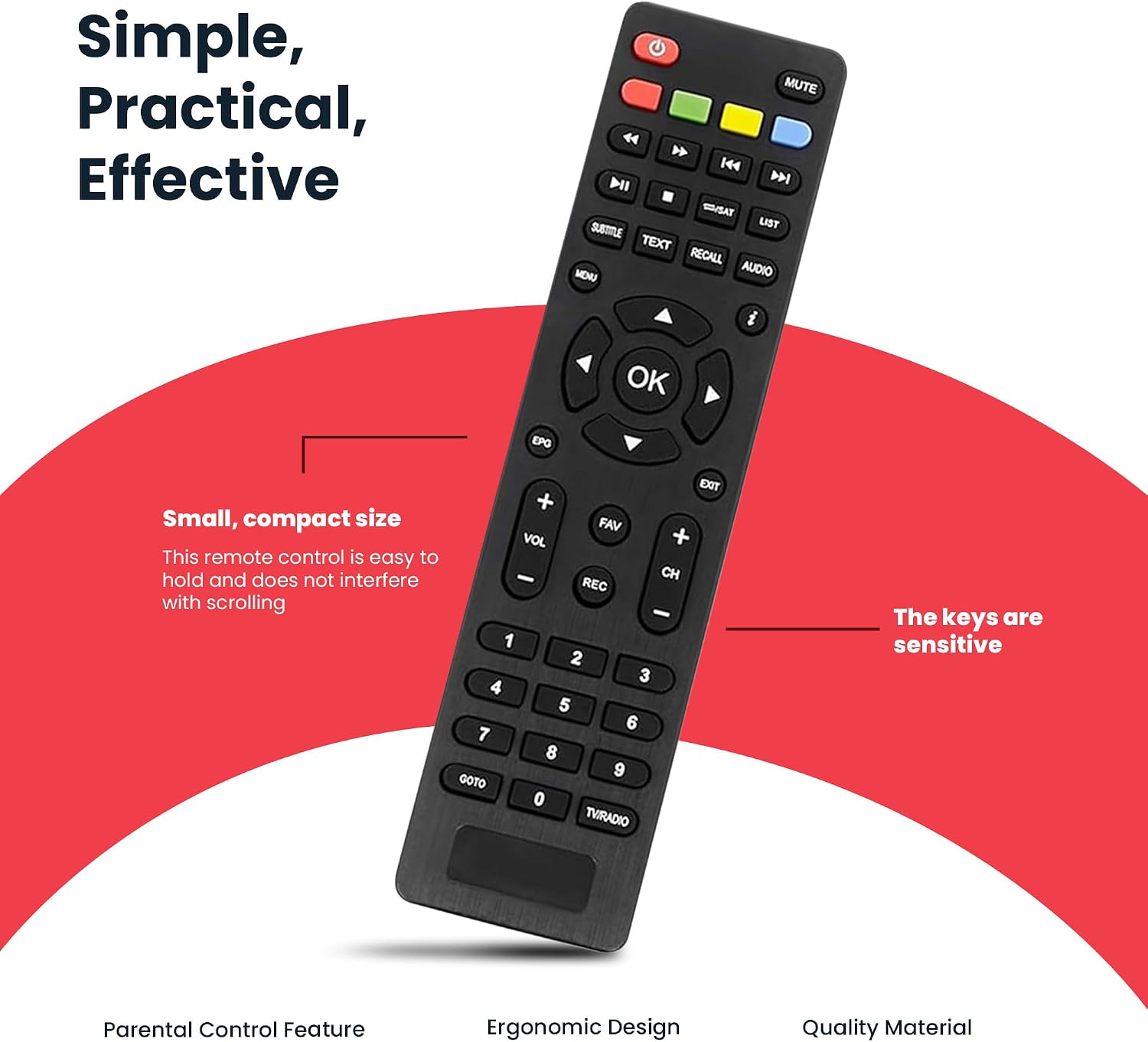 Thumbnail 3 de Hd-line 20700 HD Sat Receiver DVB-S2 – Full HD 1080p, HDMI, USB 2.0, vorprogrammiert für Astra, Hotbird und Türksat