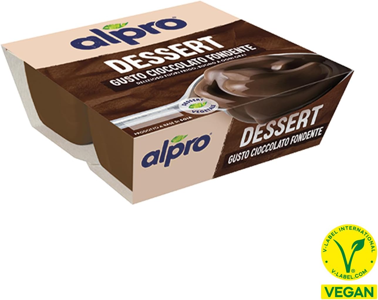 Thumbnail 2 de ALPRO DESSERT Vegetale al Cioccolato Fondente – 6 confezioni da 4 vasetti 125 g