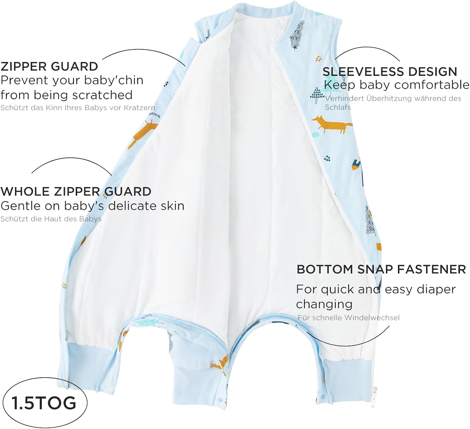 Thumbnail 2 de Duomiaomiao Sleeping Bag with Legs