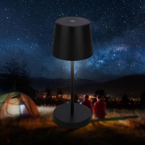 Thumbnail 5 de Briloner lámpara LED táctil regulable recargable IP44 con USB-C (luz blanca cálida, negra)