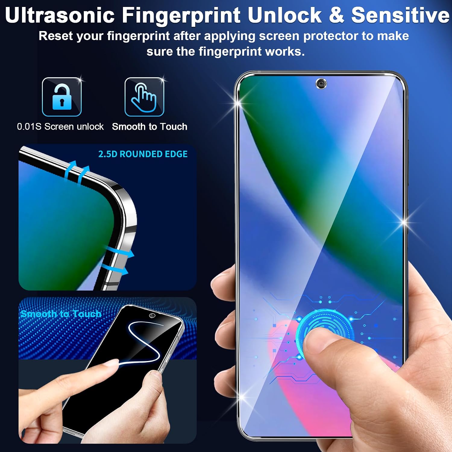 Thumbnail 6 de Letosan Pixel 11 Pro XL screen protector set